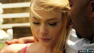 Skinny stepdaughter milf fucked by BBC stepfather anns a &#039; ghàrradh