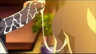 إحباط futanari النقوش نفسها على حساب الموظف