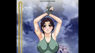 Lara croft an cockrider an geama